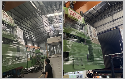 Shunhao Factory 300-Ton Melamine Tableware Machine Shipment