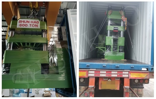 600 Tons Toilet Seat Cover Forming Machine Shipment from Shunhao Factory